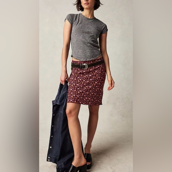 Free People IRL Mini Skirt - Picture 2 of 5